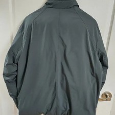 Giozia Men's High Neck Padding Jumper Dark Gray