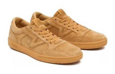 VANS Lowland Cc Comfycush Honey Yellow Suede Shoes #7US MEN/ WO 8.5 VN000BWBBLS