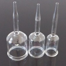 Breast Enhancement 3 Sizes Vacuum Cupping Glass Cup Vacuum Care Beauty Machine