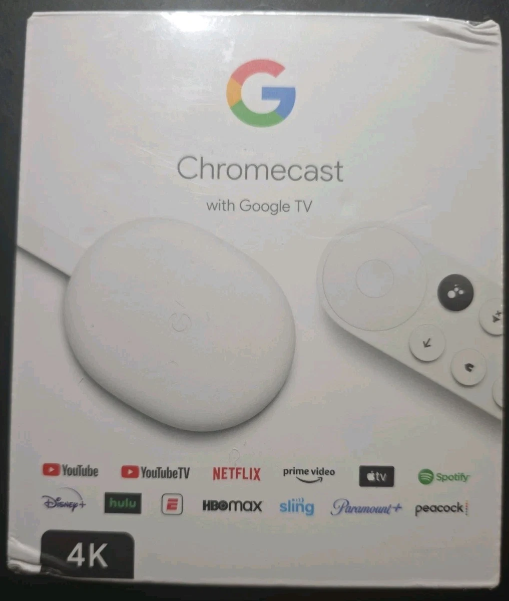 Google Chromecast with Google TV White 2160p Google Assistant