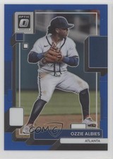 2022 Panini Donruss Optic Blue Prizm 20/75 Ozzie Albies #174 04br