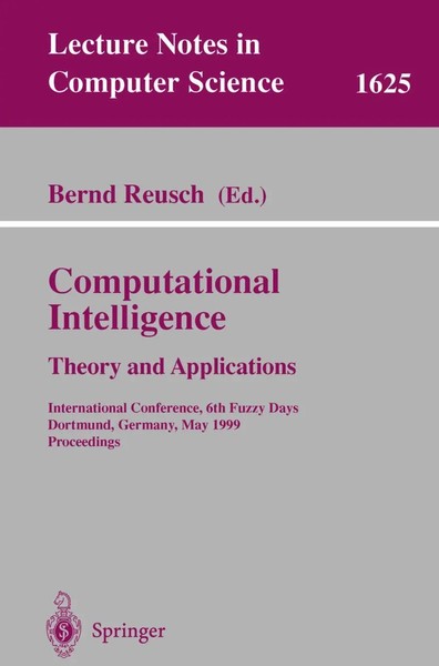 Computational Intelligence: Theory And Applications Bernd Reusch Taschenbuch-image