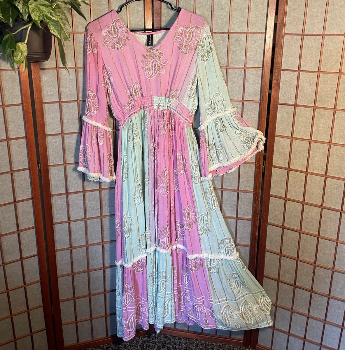 ebay anthropologie maxi dress Anthropologie The Somerset Maxi Dress