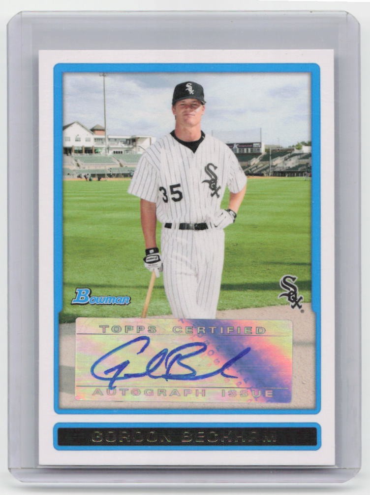 2009 Bowman #BPA-GB Gordon Beckham Prospects Autographs