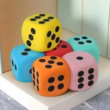 1PC 60/80mm Dot Dices Large Foam Kids Counting Toy Six Sides Dices Classroom Mat