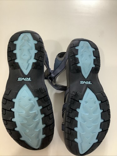 Sandalias deportivas Teva Tirra para mujer, talla 8 - azul y gris - Imagen 7 de 7