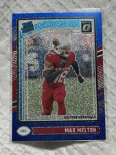 2024 Panini Donruss Optic Max Melton Rated Rookie Blue Glitter Prizm #277