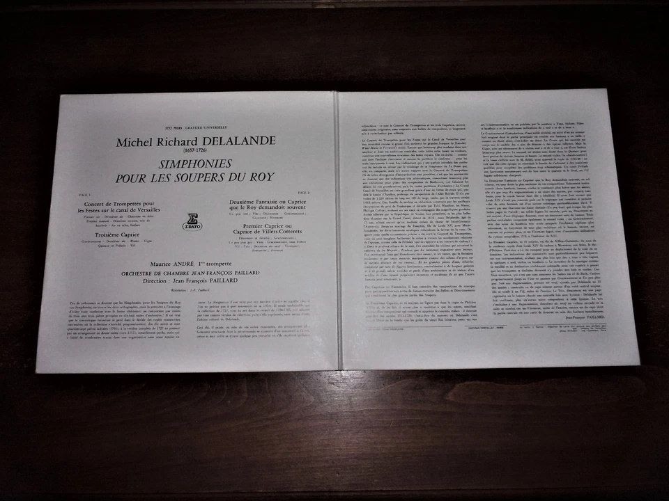 Delalande - Simphonies pour les Soupers du Roy - Maurice André - Vinyle 33t - Photo 3/4
