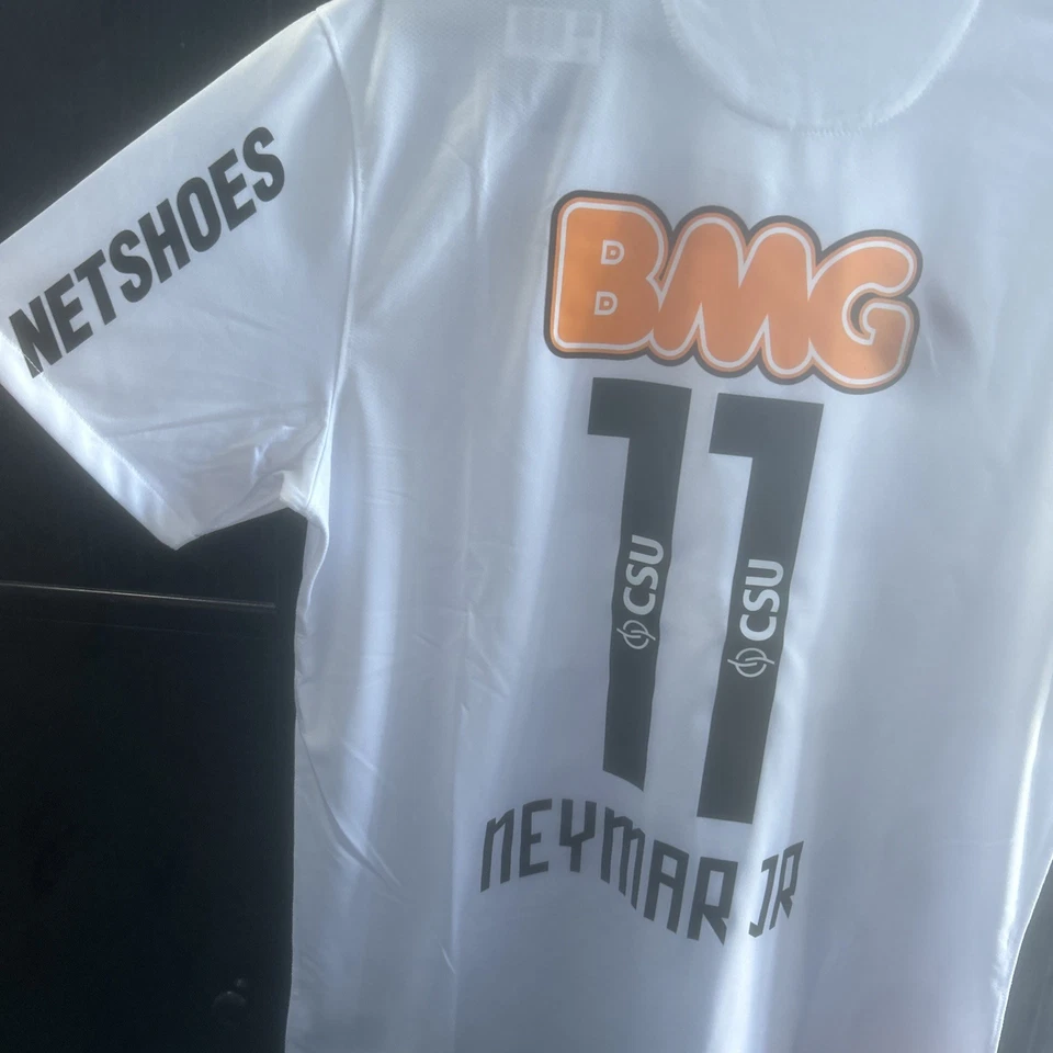 Camiseta de fútbol Santos Neymar 2011 blanca - talla XL Foto 2 de 4