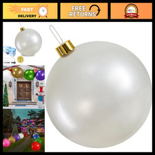 Oversized Inflatable Christmas Ornaments - Festive Holiday Yard Decor, 6ft