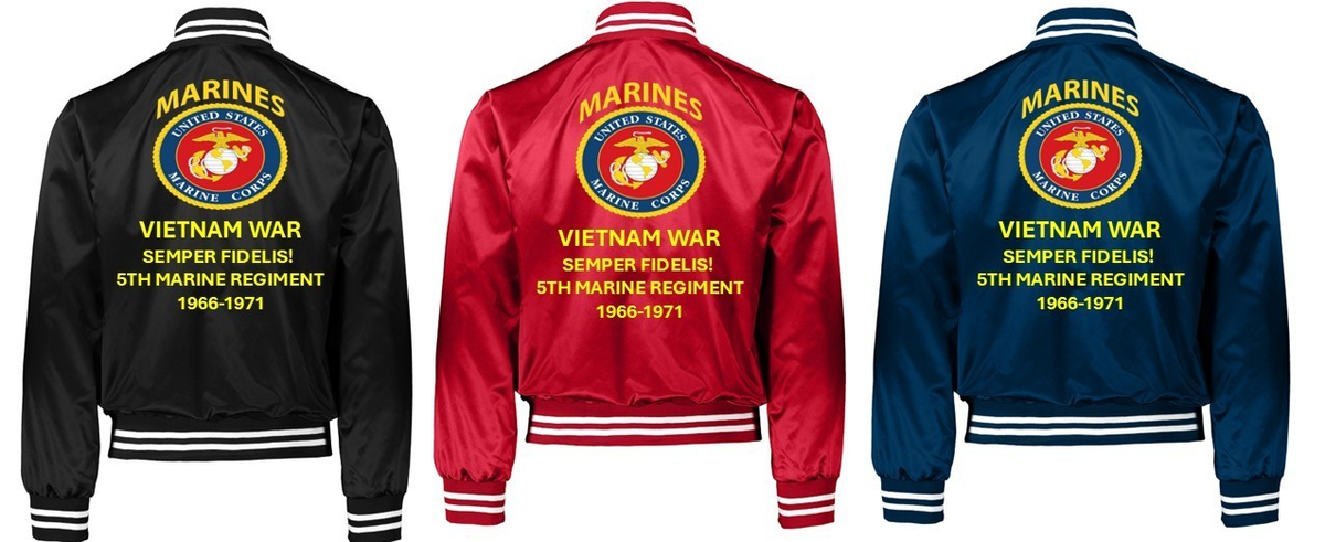 ジャケット・アウター USMC USMC*VIETNAM* 1ST FIELD ARTILLEY GROUP *SATIN JACKET*USMC OFFICIAL