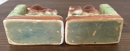 VINTAGE CERAMIC BAMBI DEER FAWN BOOK ENDS VGC - Picture 5 of 9