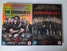 The Expendables/The Expendables 2 /1, 2 (DVD, with Slipcovers)- New & VGC