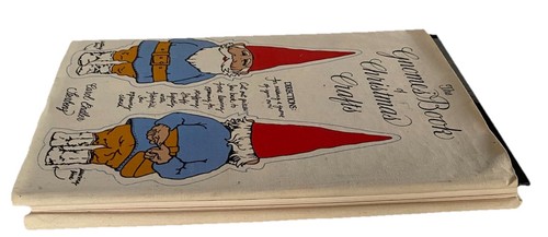 Vintage The Gnomes Book of Christmas Crafts Fabric Cover Carol Endler Sterbenz - Foto 19 di 24