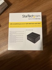 StarTech SDOCK2U33 USB 3.0 Dual-Bay SATA Docking Station with UASP - NEW