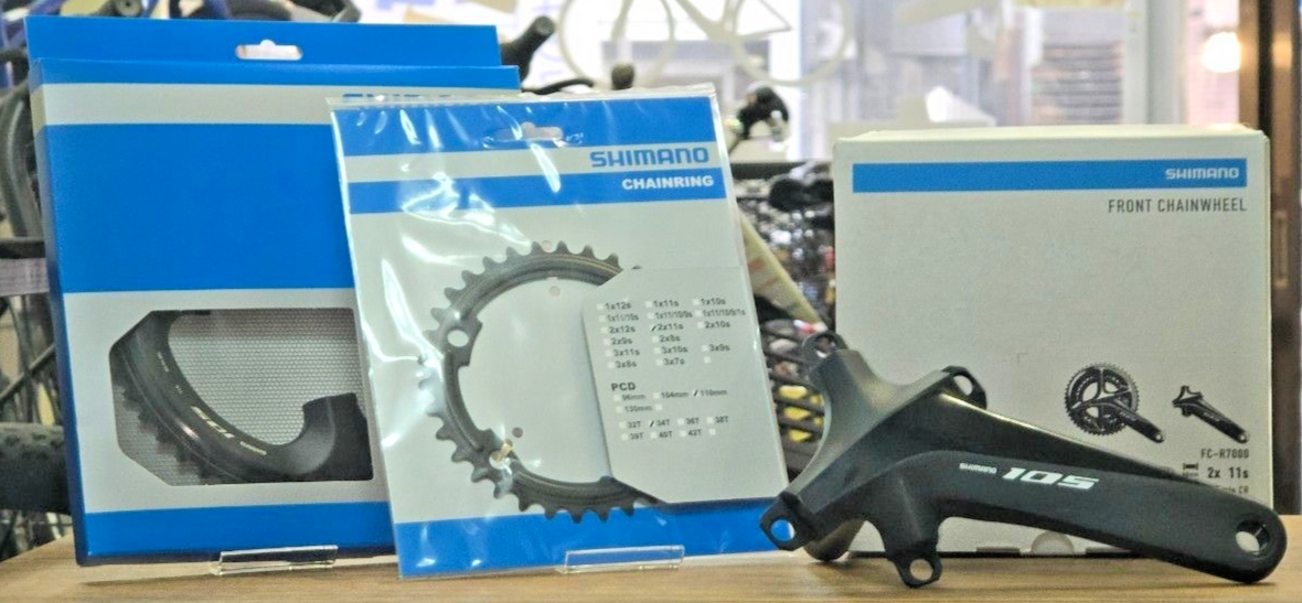 FC-R7000 50×34T 165mm Shimano 105 FC-R7000 165mm Crank Arms 50-34T 11-Speed