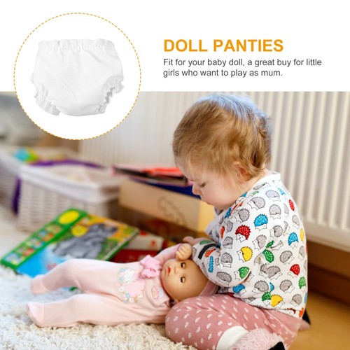 12 Pcs Doll Clothes Baby Pants Diapers Inch Mini House Accessories - Picture 7 of 12