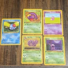 Pokémon TCG 1999 Base Set Lot Tentacool Ekans Slowpoke WeezingGrimer 1st edition