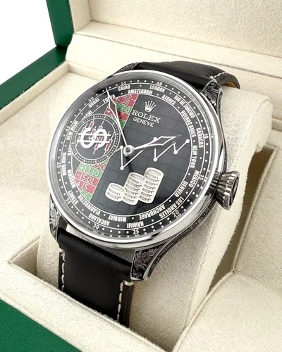 ROLEX MENS WATCH VINTAGE MOVEMENT IN A NEW QUALITY CASE, FULLY SERVICED.