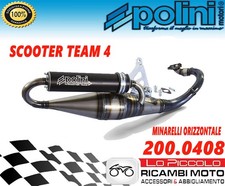 MARMITTA ESPANSIONE POLINI SCOOTER TEAM 4 MINARELLI ORIZZONTALE OMOLOGATA