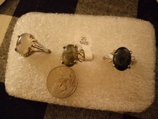 Moss agate ring size 10.5