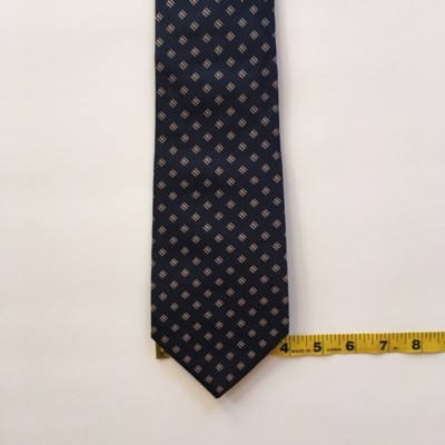 Giorgio fedon 1919 tie blue orange 100% silk made in italy necktie tie pa0896