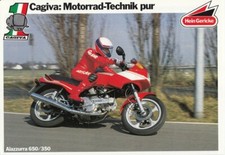 P + Cagiva Alazurra 650 / 350 + brochure flyer + 1 sheet / 2 pages + from 1984?