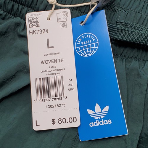 adidas originals green track pants
