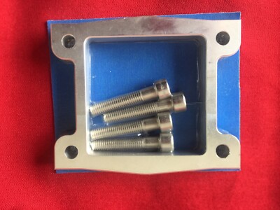 Yamaha Blaster Awesome  Reed Spacer With Bolts And Gasket Machine Finish