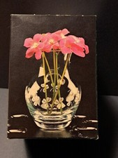 Stylesetter ST Paulo Bud Vase 4” Height Style 214410 Hand cut Blown Crystal