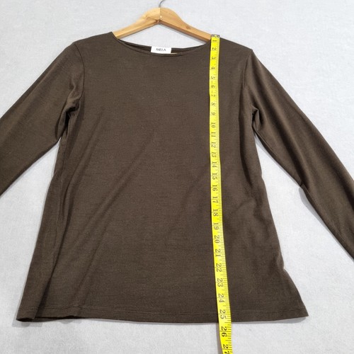 New Mela Select Top 12 Merino Wool Made in Aust Office Business Brown Purdie - Picture 6 of 14