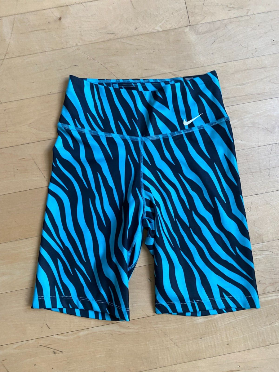 nike zebra biker shorts