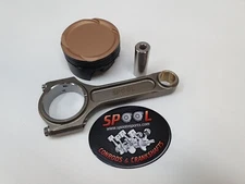 Spool XR6 Drag Pro I Beam Connecting Rods and Ross Racing Forged Pistons - Optio