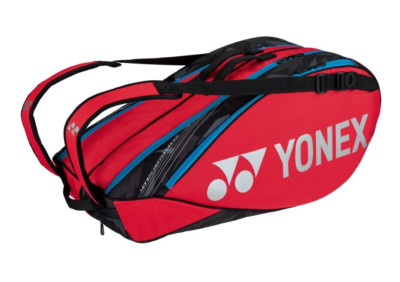 YONEX 6 Tennis/8+ Badminton Racquet Pro Tournament Bag BA92226EX TANGO RED 2022