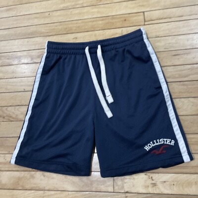 HOLLISTER Y2K Mesh Shorts Mens XS Blue White Gym Active HOLLISTER Y2K Mesh Shorts Mens XS Blue White Gym Active