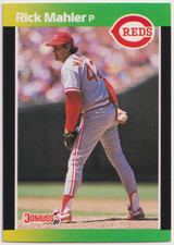 1989 Donruss Baseballs Best #286 Rick Mahler Cincinnati Reds
