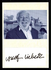 Wolfram Siebeck 1928-2016 krytyk gastronomiczny i dziennikarz podpisany + G 42961