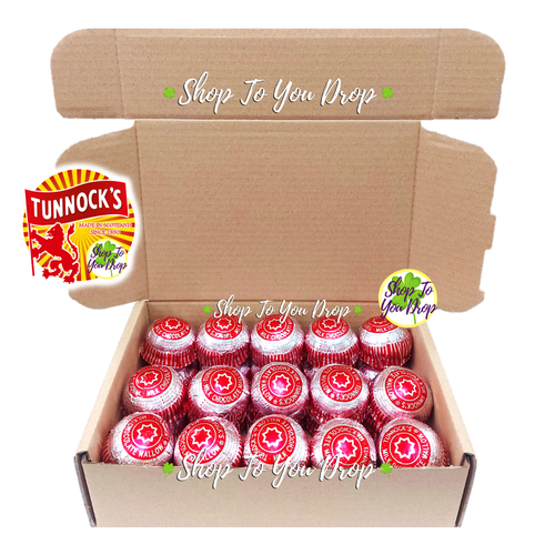 TUNNOCKS PERSONALISED GIFT BOX HAMPER Snowballs Teacakes Present Chocolate