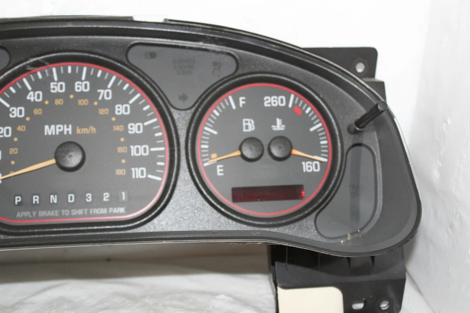 Painel de instrumentos velocímetro 00 Pontiac Montana 160.874 milhas RECONSTRUÍDO - Imagem 4 de 4