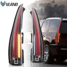 Red LED Tail Lights Rear For 2007-2014 GMC Yukon Chevy Tahoe Suburban 1500 Pair
