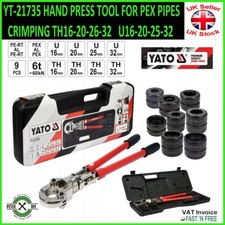 HAND PRESS TOOL FOR PEX PIPES CRIMPING TH16-20-26-32 U16-20-25-32 YT-21735