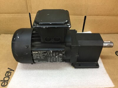 LENZE GST03-2M-VBR-063C42 2-STAGE INLINE HELICAL GEARBOX .45KW 460V NEW NO BOX
