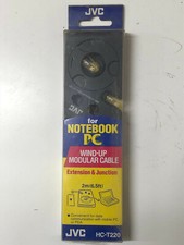 JVC Wind-Up Modular Cable for Notebook PC Extension  Junction HC-T220 New