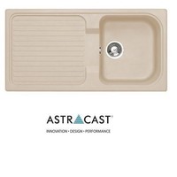 Astracast Msk 1.0 Composite Champagne Beige Kitchen Sink Astracast Msk 1.0 Composite Champagne Beige Kitchen Sink