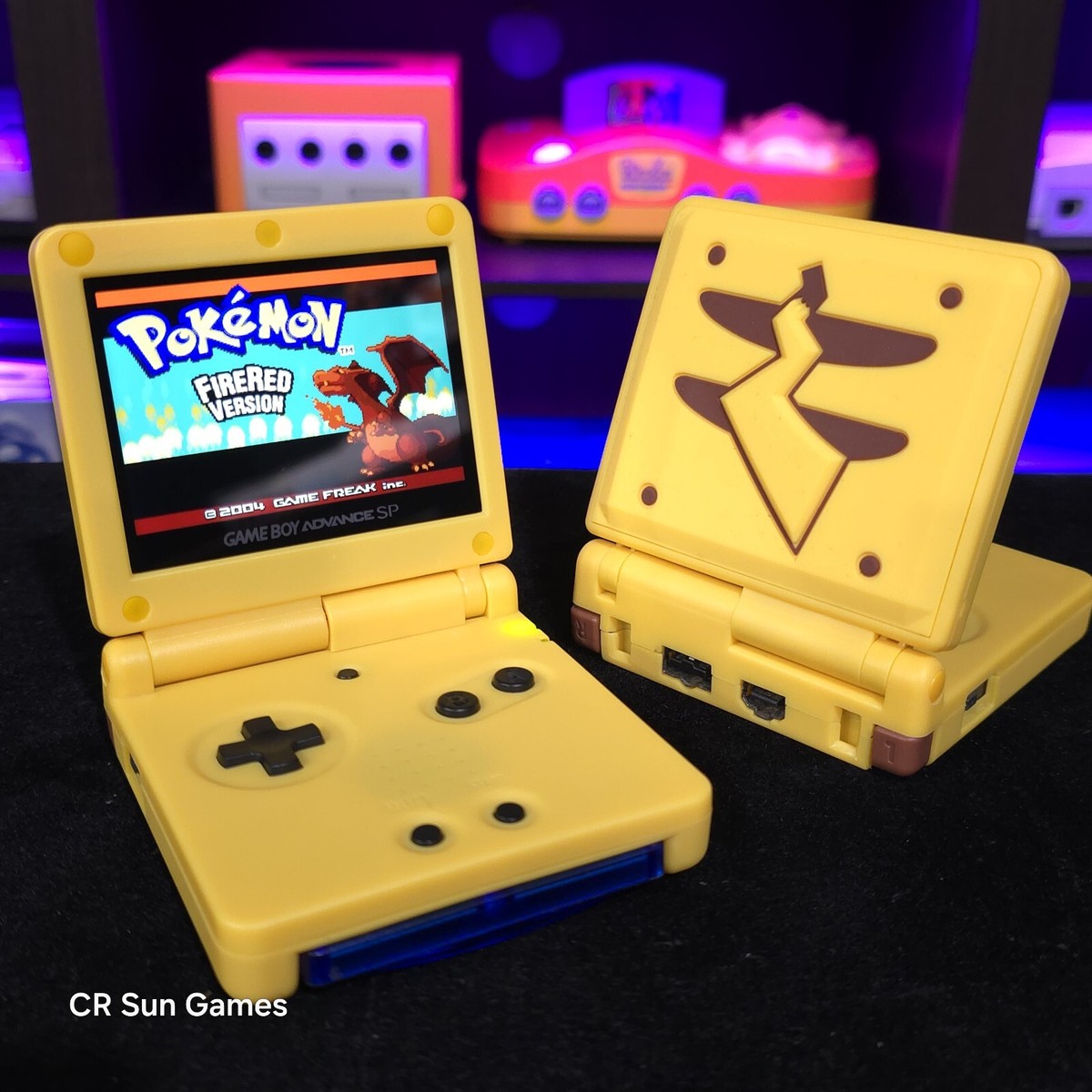 Pikachu Edition Pokemon Yellow Game Boy Advance SP GBA Console