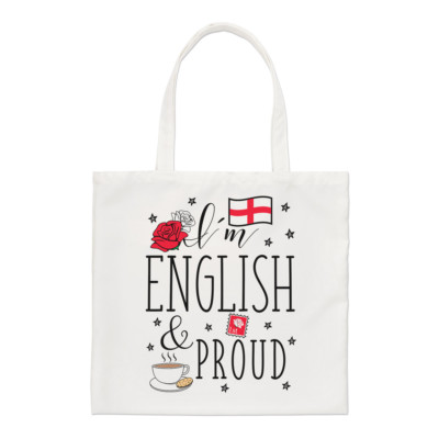 Gift Base Englisch Und Stolz Regular Tote Bag England Rugby Flag Schultertasche