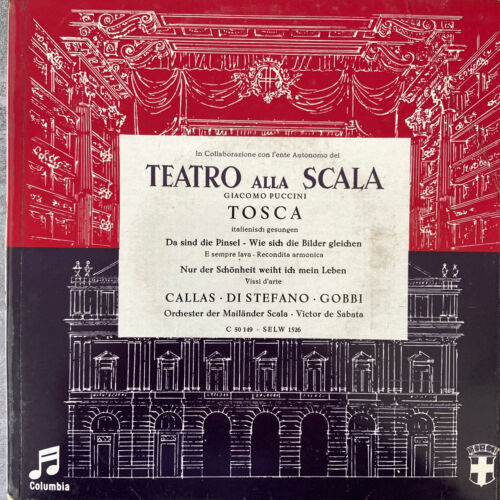 PUCCINI: Tosca - Callas/di Stefano/Gobbi (EP Columbia C 50 149/NM) - Picture 1 of 3