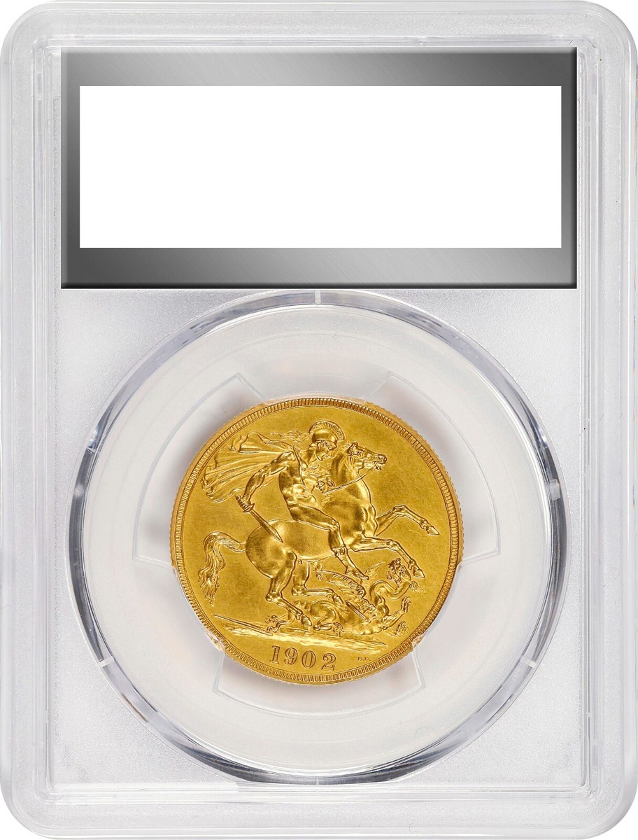 UK - GREAT BRITAIN , GOLD 2 SOVEREIGN 1902 - PCGS PR 63 MATTE