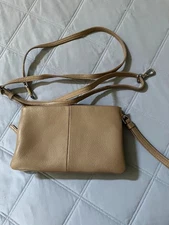 ILI leather purse, crossbody or wristlet, RFID protection