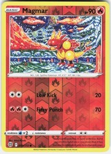 Magmar 019/172 Common Brilliant Stars Pokemon Reverse Holo Near Mint